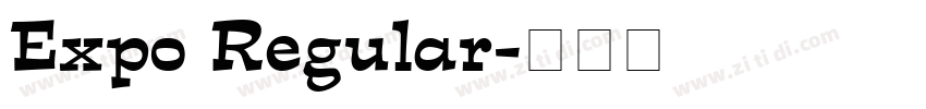 Expo Regular字体转换